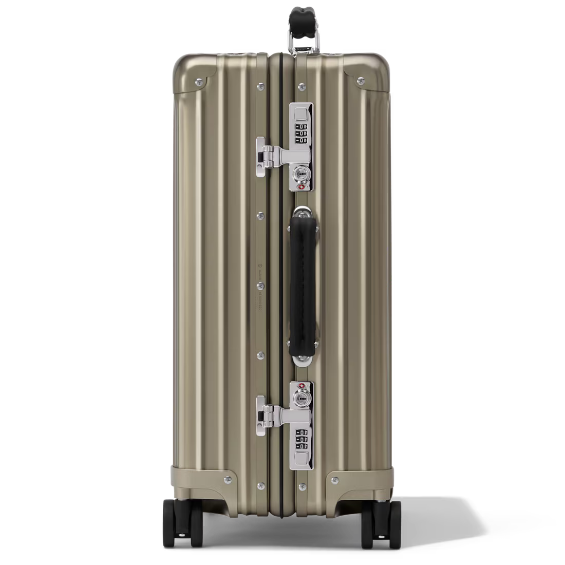 Cabin Aluminum Suitcase — Titanium (Branding)