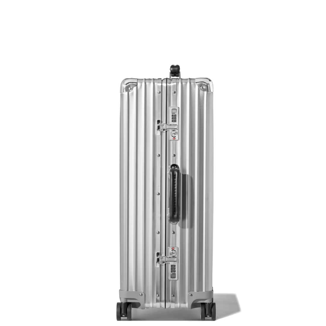 Check-In M Aluminum Suitcase — Silver (Branding)