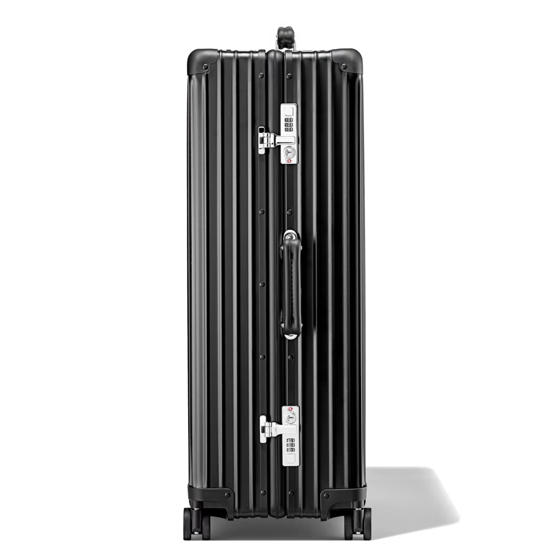 Check-In M Aluminum Suitcase — Black (Branding)