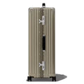 Check-In M Aluminum Suitcase — Titanium (Branding)
