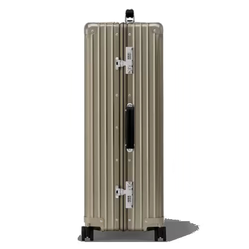 Check-In M Aluminum Suitcase — Titanium (Branding)