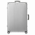 Check-In L Aluminum Suitcase — Silver (No branding)
