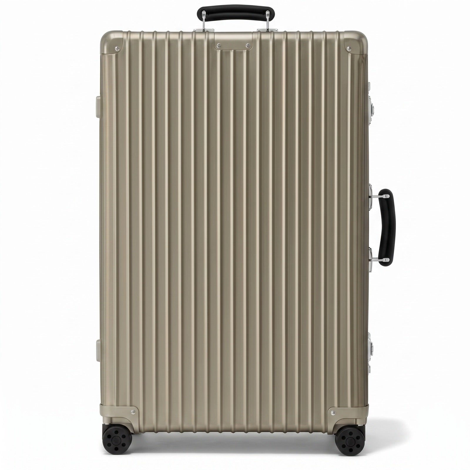 Check-In L Aluminum Suitcase — Titanium