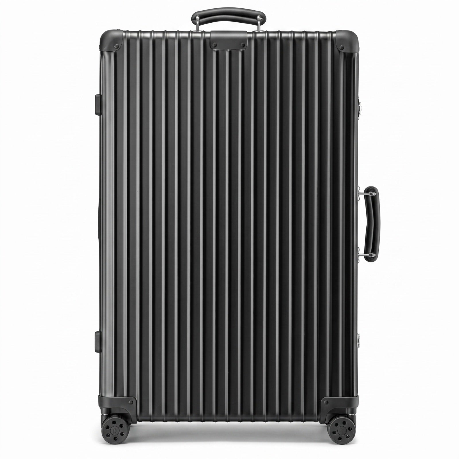 Check-In M Aluminum Suitcase — Black